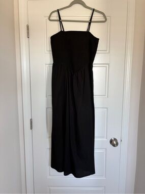 NWOT. Sincerely Jules. Black Spaghetti-Strap Maxi Dress